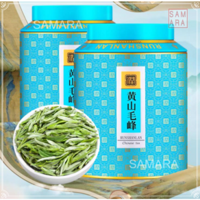 SAMARA 중국식품 황산모봉 신차 특급 안후이성 진향 고산 녹차 모첨 250g 포장은변경될수있음 230627, 1개, 1개입