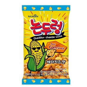 삼진 논두렁 체다치즈맛 40g 리얼 콘스낵, 10개