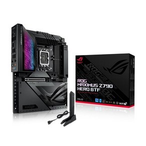 ASUS INTEL CPU ATX Z790 MAXIMUS Z790 HERO BTF 14&13세대 대응 마더보드 탑재ROG 국내