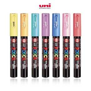 유니 포스카 POSCA PC-1M 수성 마카 마카펜 낱색, 포스카(PC-1M/실버), 1개, 1색