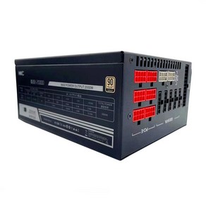 HKC HKC-2000 2000W 골드 메달 모듈 ATX 트윈 CPU 조용한 데스크탑 전원 공급 장치 선적 전에 성능검사완료