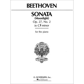 Beethoven - Sonata in C# mino op. 27 no. 2 (Moonlight) 베토벤 피아노 소나타 14번 월광 악보 Schime [50266430]