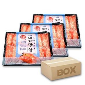 초밥용 대게맛살 스시 240g(8g 30미) 대용량 태국산 게살초밥, 30팩