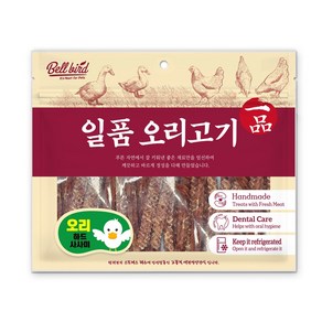 벨버드 일품 오리 사사미 강아지간식, 5개, 300g, 하드슬라이스