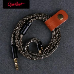 OPENHEART 은도금 밸런스드 케이블 젠하이저 IE200 IE300 IE600 IE900 AKG N5005 N30 MMCX 3.5 4.4mm 1.2 m 1.6m 8 코어, [04] Gey 3.5mm, 7) Gey 3.5mm - 1.2m