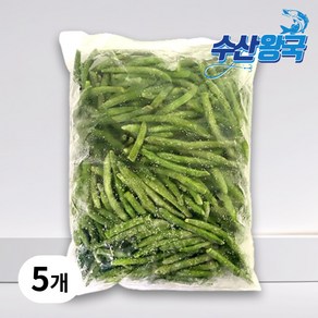 냉동 껍질콩 그린빈, 1kg, 5개