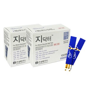 지닥터 혈당측정검사지 50개X2 100매 당뇨측정 올메디쿠스, 100개입, 2개