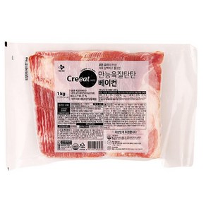 원하프크레잇육질탄탄베이컨 1KG씨제이, 1kg, 1개