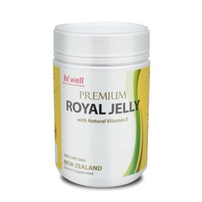 뉴질랜드 로얄제리/하이웰 로얄제리+천연비타민E 300캡슐 Hi Well Royal Jelly+Vitamin E, 1개, 300정