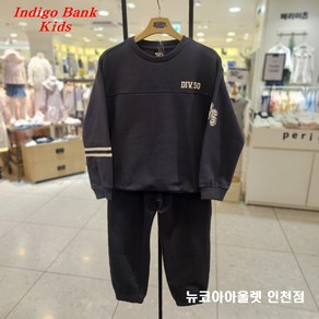 인디고뱅크키즈 [2024 가을 신상] @@다용도 실속템@@ 부드러운 착용감@@ 아동 주니어 공용 CP 쮸리 테이프 장식 트레이닝 세트 IKMT24WX3