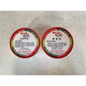 [토굴안애] 1+1 광천 양념젓갈 500g, 오징어젓+백명란젓, 2개