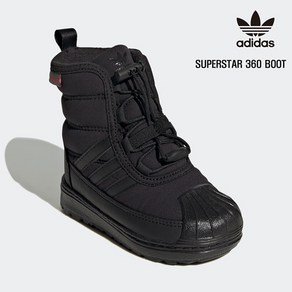 [아디다스키즈] ID9724 SUPERSTAR 360 BOOT 겨울 부츠 블랙 130 140 150 160 HCK