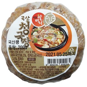 덕소할머니 덕소 국내산 할머니 청국장 200g 이강산닷컴, 1개