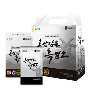 흑염소진액 국내산 흙염소 즙 진액 엑기스 효능 식약처 haccp 인정, 3개, 2.1L