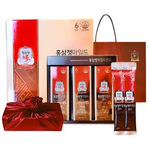 정관장 6년근 홍삼정 에브리타임 마일드 홍삼 스틱 센스 30세트 300ml+쇼핑백 설 명절 골프 여행 선물세트(전통 포함) 1개