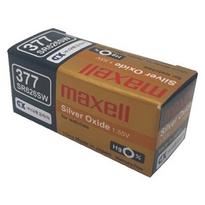 맥셀 MAXELL 시계배터리 377(SR626SW) - 10알 SILVER 배터리, 10개, 10개입