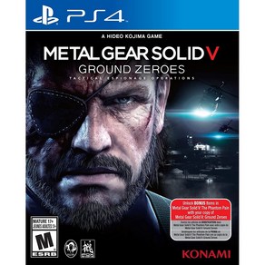 PS4 메탈 기어 솔리드 V 그라운드 제로스 Metal Gear Solid V