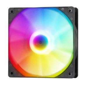 다크플래쉬 dakFlash C7RS 120 RGB 리버스 시스템 케이스 쿨러 (BLACK), 1개