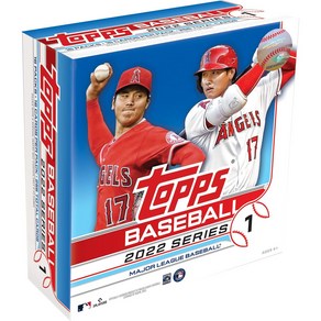 MLB 2022 Topps Seies 1 트레이딩 카드 야구 타겟 메가 박스, 1팩(16장), 1개