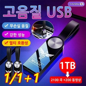 1/1+1 차량용 고음질 USB 무손실 음질 휴대용초고속 외장하드 usb 센디스크 강한 성능/ 멀티 호환성/ 대용량/ 고품질, 32GB, (1+1)USB(어댑터&pp 봉지), 32GB