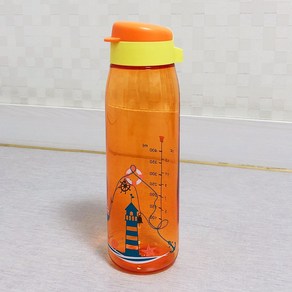 타파웨어 에코물통 750ml 플립캡, 에코물병(플립캡)-오렌지