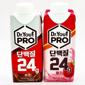 닥터유 프로 드링크 딸기 250ml 8개 + 초코 250ml 8개