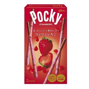 GLICO 글리코 POCKY 딸기알맹이 포키 2봉입 일본과자 일본빼빼로