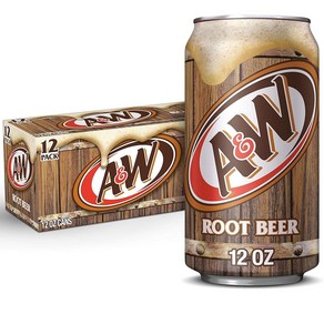 A&W 크림 소다 제로 슈가 355ml 12캔, 오리지널, 12 Fl Oz (Pack of 12), 1개