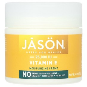 Jason 제이슨 내추럴 비타민 E 모이스처라이징 화이트닝 데일리 수분 크림 113g, 1개