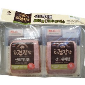 CJ 더건강한 샌드위치햄 600g(100 X 6개입), 600g, 1개