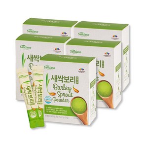 산다네 국내산 새싹보리 유기농 가루 분말 스틱 1.2g x 175포, 42g, 5박스