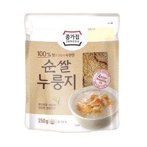 종가집 우리쌀누룽지 250g 식자재마트 펜션음식 도매가, 1개