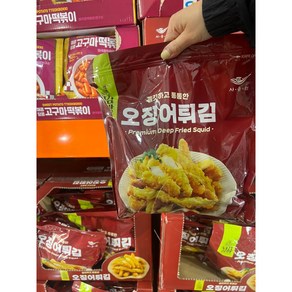 사옹원 튀김공방 오징어튀김 1kg 코스트코 냉동식품 맛있는 아이스박스 간편조리식품, 1개