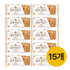 [맘스케이크] 플랫파운드 아몬드맛, 15개, 50g