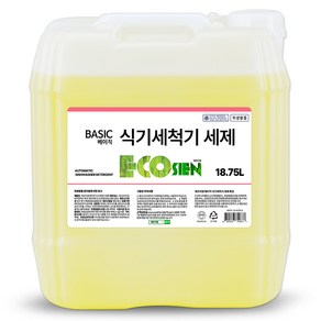 에코지엥 베이직 식기세척기 세제 18.75L, 18.75kg, 1개