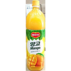 [오너클랜] 업소용 가정 식자재 롯데 칠성 델몬트 망고 주스 1.5L, 1개