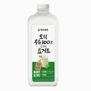 롯데웰푸드 파스퇴르 오직우유100%요거트(플레인) 1.8L, 1개