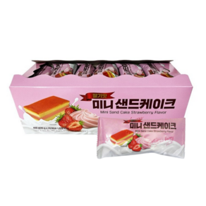 키즈웰 미니 샌드케이크 딸기맛, 1개, 400g