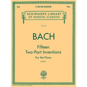 15 Two-Pat Inventions: Schime Libay of Classics Volume 1512 Piano Solo A. Busoni Papeback, G. Schime, Inc.