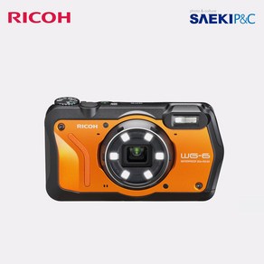 (정품) 리코 방수 카메라 수중 촬영 WG-6 RICOH, 오렌지