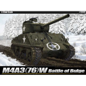 아카데미 셔먼 13500 1/35 US Amy M4A3 76mm Battle of Bulg 불덕, 1개