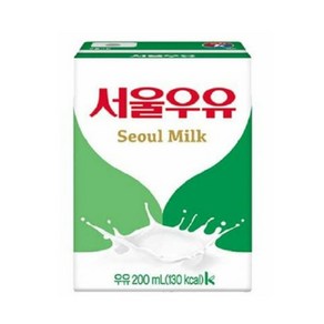 서울우유 멸균우유200mlx24팩(유통기한4월03일), 200ml, 24개