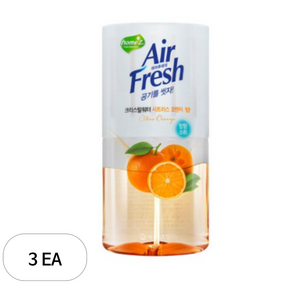 에어후레쉬 크리스탈워터 본품, 400ml, 3개