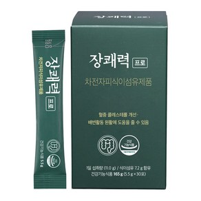 장쾌력 프로 2주분(30포) 차전자피 식이섬유 쾌변, 5.5g, 30개