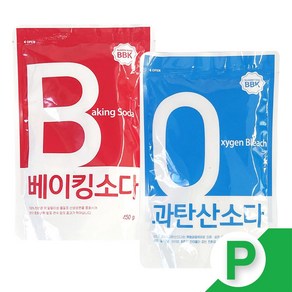 세트 450g 베이킹소다와 과탄산소다 베이킹 소다 과탄산 청소용 세제 주방용 세정제 천연, 1개