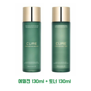 김정문알로에 큐어 하이드라 수딩 에멀젼 130ml +토너 130ml, 1개