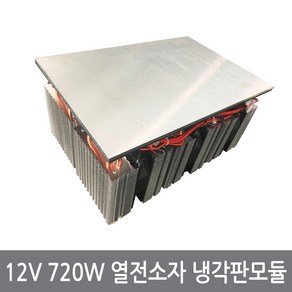 12V 720W 열전소자 냉각판 펠티어 냉기 냉각 모듈, 12V720상부냉각판모듈, 1개