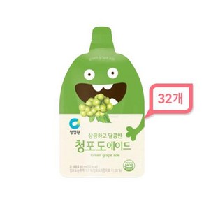 청정원 청포도에이드 80ml 32개