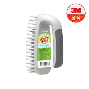 [3M]싱크대 청소용 브러쉬 그레이, 단품, 1개