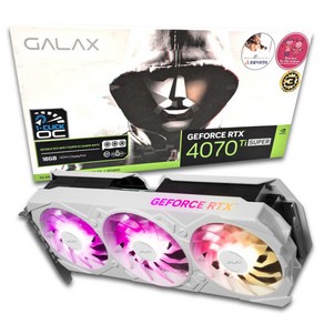 GALAX 지포스 RTX4070 Ti SUPER EX GAMER WHITE OC D6X 16GB, 1cm